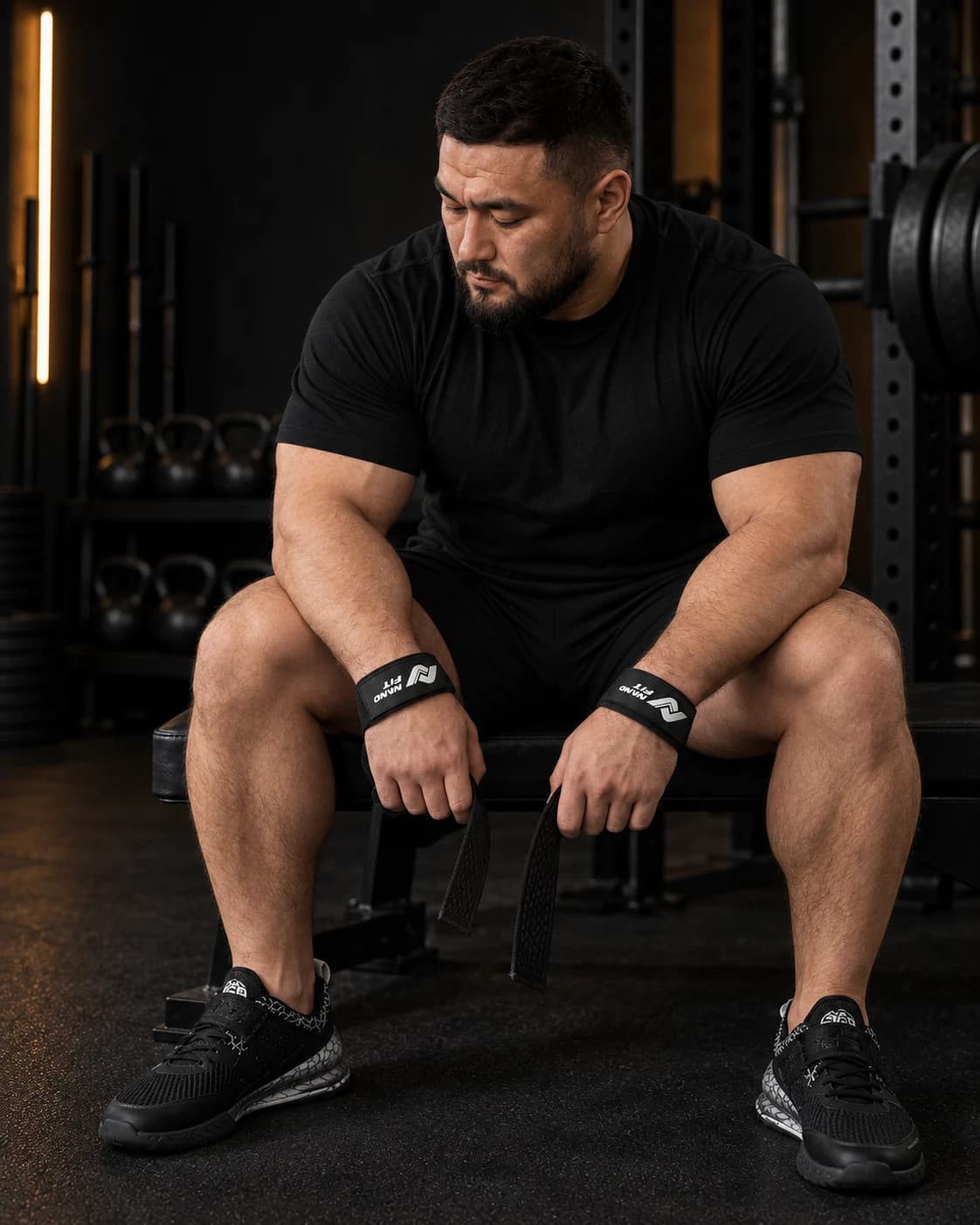 Самат с лямками NANO FIT на запястьях