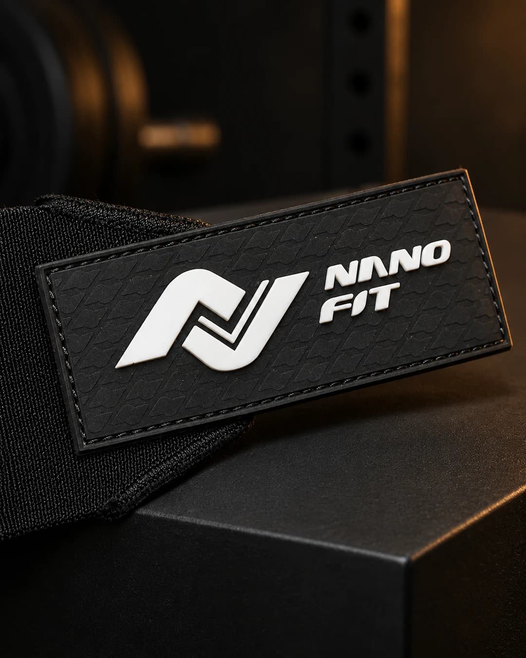 Рельеф резиновой нашивки NANO FIT крупным планом
